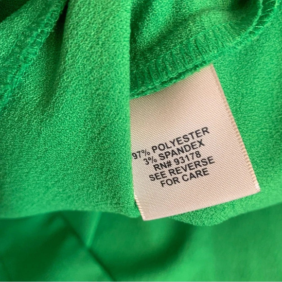 Philosophy Emerald Green Casual Textured Midi Dress Size 10 - Picture 9 of 11